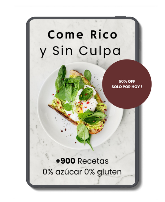 Come Rico y Sin Culpa - +900 Recetas 0% Azúcar 0% Gluten